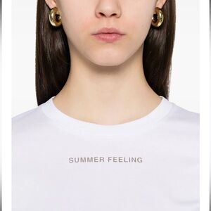 MaxMara White T-Shirt M Summer Feeling